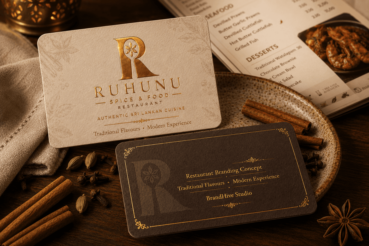 Ruhunu Spice & Food - Stationery Design Image 1